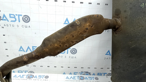 Rear muffler with barrel for Toyota Prius 50 19-22 AWD, rusty