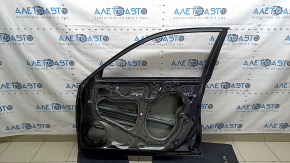 Honda Civic XI FE/FL 22-26 US-built front right door, black NH731P, with chrome upper molding