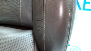 Driver's seat cushion upholstery for BMW X7 G07 19-22, brown leather, Coffee, Comfort, heated, with blower fans, melted leather