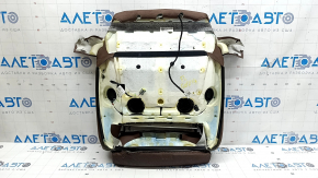 Driver's seat cushion upholstery for BMW X7 G07 19-22, brown leather, Coffee, Comfort, heated, with blower fans, melted leather