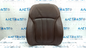 BMW X7 G07 19-22 driver's seat back upholstery, brown leather, Coffee, Comfort, heated, with blower fans, melted leather