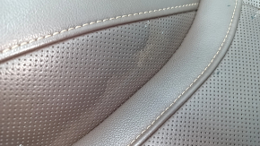 BMW X7 G07 19-22 driver's seat back upholstery, brown leather, Coffee, Comfort, heated, with blower fans, melted leather