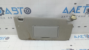 Right sun visor for Honda Civic XI FE/FL 22-26, gray, without hatch, without hook, dry-cleanable