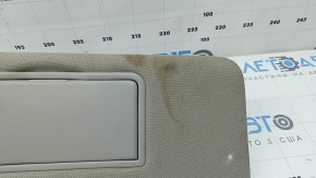 Right sun visor for Honda Civic XI FE/FL 22-26, gray, without hatch, without hook, dry-cleanable