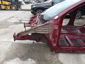 Red front left quarter panel for Hyundai Tucson 19-21