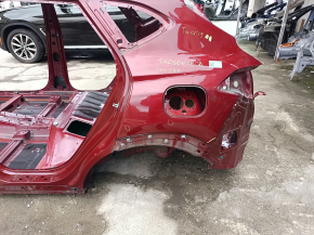 Quarter wing rear left Hyundai Tucson 19-21 on the body, red