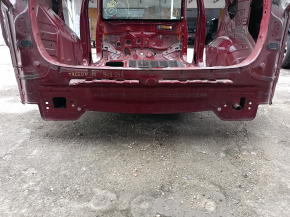 Rear panel for Hyundai Tucson 19-21, 4-piece set, on the body, red