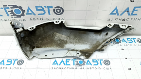 Left front bumper lip for BMW X7 G07 19-22 Pure Excellence, white, scratched
