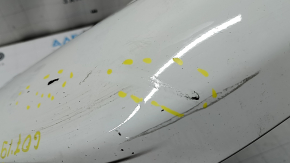 Right front bumper lip for BMW X7 G07 19-22 Pure Excellence, white, scratched