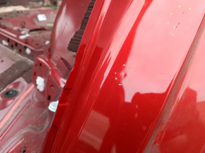 Quarter wing rear left Toyota Prius 50 19-22 under BSM on the body, red, bumps, dent