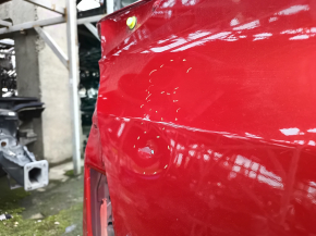 Quarter wing rear right Toyota Prius 50 19-22 under BSM, on the body, red, bumps, dents