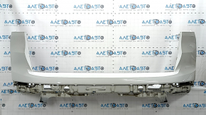 BMW X7 G07 19-22 white bare rear bumper, crack in mount