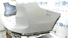 BMW X7 G07 19-22 white bare rear bumper, crack in mount