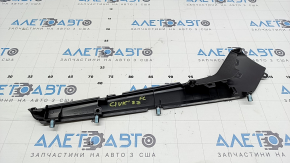 Honda Civic XI FE/FL 22-26 black center console trim, upper left side
