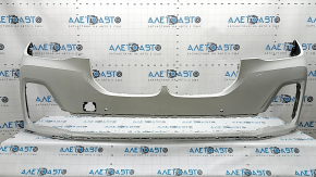 Bare front bumper for BMW X7 G07 19-22 with parking sensors and PMA, white, sand