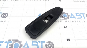 Front right window lift control trim for BMW 4 Series F36 15-18 Gran Coupe, black with chrome, broken mounting