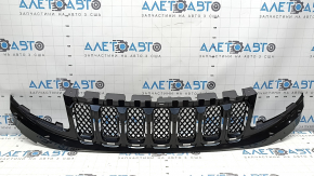 Jeep Compass 11-16 black radiator grille without inserts