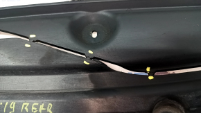 Rear bumper guard, central, BMW X7 G07 19-26, without towbar, cracked