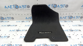 Front right fabric floor mat for Hyundai Tucson 19-21, black