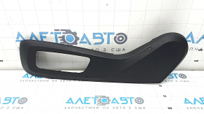 Driver's seat side control trim panel for BMW X7 G07 19-26, black, scratches