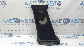 Center pillar trim, upper belt, left, BMW 4 Series F36 15-20 Gran Coupe, black ANTHRAZITE, with plug, scratch