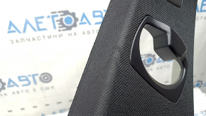 Right upper center pillar trim for BMW 4 Series F36 15-20 Gran Coupe, black ANTHRAZITE, with plug, scratches