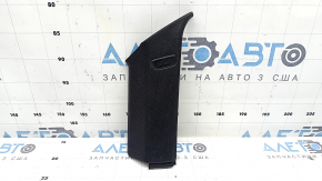 Upper left rear pillar trim panel in front of the window, BMW 4 Series F36 15-20 Gran Coupe, black ANTHRAZITE, with plug, scratches