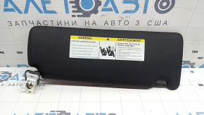 Left sun visor for BMW 4 Series F32/36 14-20 Coupe, Gran Coupe, black ANTHRAZITE, without hook, illuminated, scratches