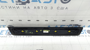 Front right outer door sill trim for BMW 4 Series F36 18-20, black with chrome, Gran Coupe, scratches