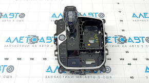 Gearshifter with handle for BMW X7 G07 19-22 with parking sensors, 360 cameras, PMA, stop-go, electric shock absorbers, Crafted clarity