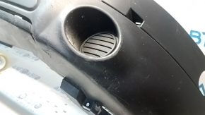 Front bumper lower part Ford Explorer 11-15 prerest without fog lights, crack, worn