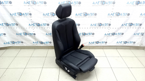 BMW 4 Series F36 15-20 Gran Coupe passenger seat with airbag, electric, heated, black leather SCHWARZ, Sport