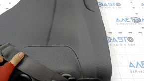 Rear seats, 2nd row, upper left, BMW 4 Series F36 15-20 Gran Coupe, without sunroof, black leather, with seat belt, Sport, dry-cleanable