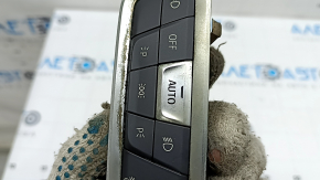 Light control for BMW X7 G07 19-26 under fog lights, oxidized chrome