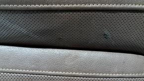Driver's seat cushion upholstery for BMW X7 G07 19-22, brown leather, Coffee, Comfort, heated, with blower fans, melted leather, scratch, stitching came apart