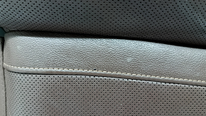 Driver's seat cushion upholstery for BMW X7 G07 19-22, brown leather, Coffee, Comfort, heated, with blower fans, melted leather, scratch, stitching came apart