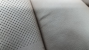 Rear seat backrest trim, 2nd row, right, BMW X7 G07 19-22, leather, 7 seats, black