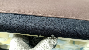 Rear seat back trim, 2nd row, left, BMW X7 G07 19-22, leather for 7 seats, brown Coffee, Comfort, heated, melted leather