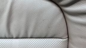 Rear seat back trim, 2nd row, left, BMW X7 G07 19-22, leather for 7 seats, brown Coffee, Comfort, heated, melted leather