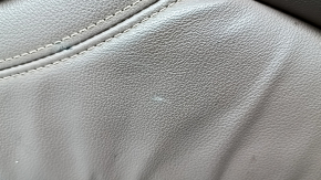 Rear seat back trim, 2nd row, left, BMW X7 G07 19-22, leather for 7 seats, brown Coffee, Comfort, heated, melted leather