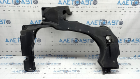 Left fuel tank guard for Toyota Prius 50 19-22 AWD, dented, worn