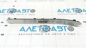 Rear left door sill insert for BMW X7 G07 19-26 chrome with backlight for 7 seats