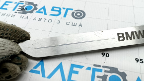 Rear left door sill insert for BMW X7 G07 19-26 chrome with backlight for 7 seats