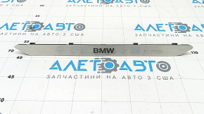 Front right door sill insert for BMW X7 G07 19-26, chrome with backlight, scratches