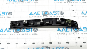 Rear left door sill trim for BMW X7 G07 19-26, black, black, 7-seater, scratched