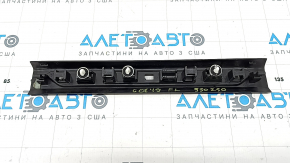 Front left door sill trim for BMW X7 G07 19-26, black, scratches