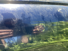 Roof metal Mitsubishi Outlander 14-22 without sunroof, blue D14, on body, dent, bumps