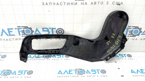 Rear right seat control cover for the 2nd row of the BMW X7 G07 19-26, black, scratches, melted
