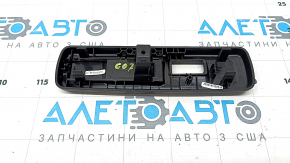 Black insert for the upper driver's seat trim for the BMW X7 G07 19-26