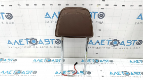 BMW X7 G07 19-22 passenger seat headrest, brown leather, Coffee, Comfort, melted leather